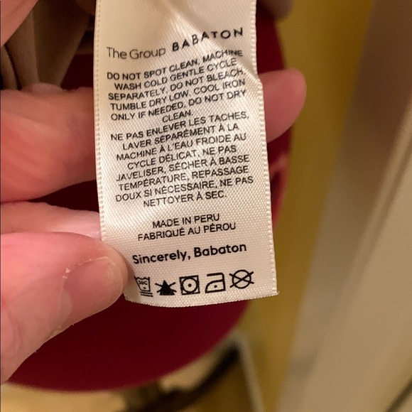 The Group Babaton Women's Tan V-Neck Top - Picture 6 of 7